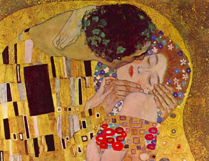 Der Kuß (1908) by Gustav Klimt