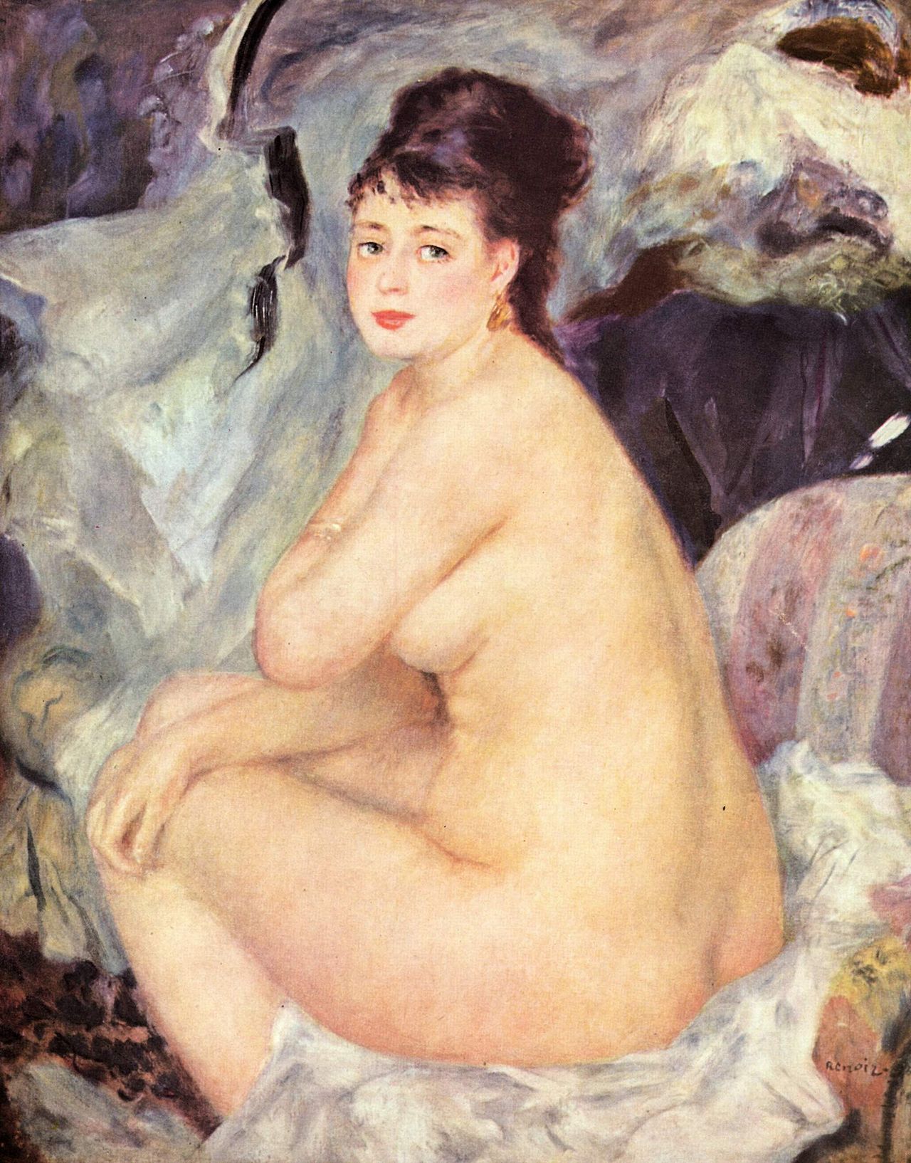 Nu féminin (1876) by Pierre-Auguste Renoir