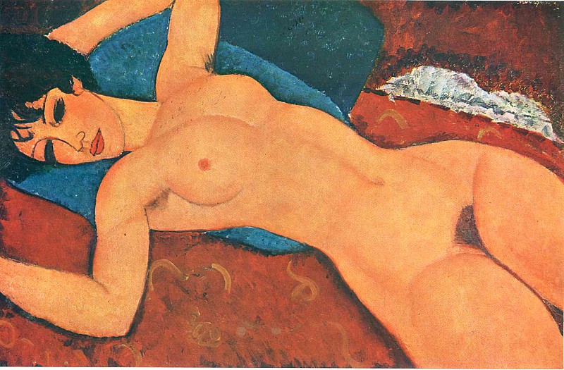 Nu couché (1918) by Amedeo Modigliani