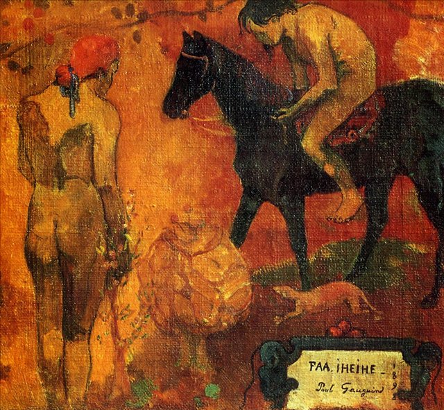Faa Iheihe (1898) by Paul Gauguin