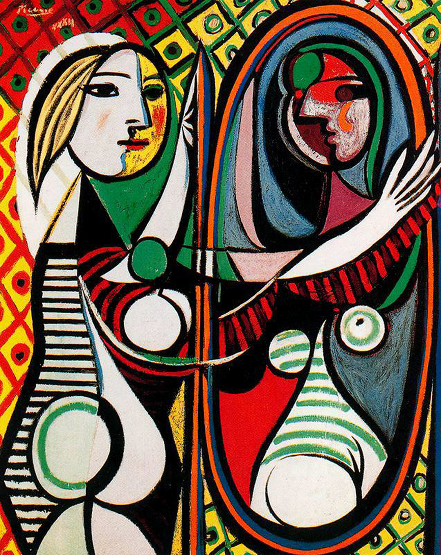 Girl before a Mirror (1932) by Pablo Picasso