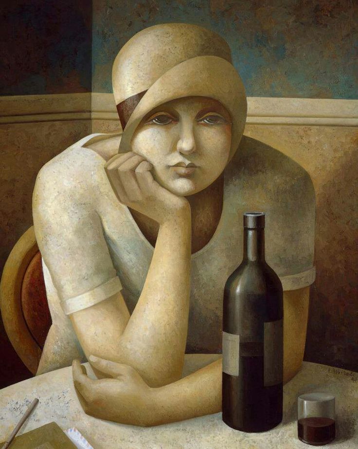 A female portrait (2003) by Fabio Hurtado